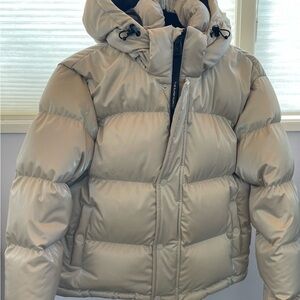 Women’s Cream Puffer Jacket
